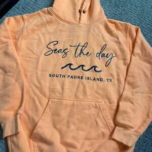 Pacific co orange hoodie